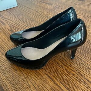 Vince Camuto Black Patent Leather Pump